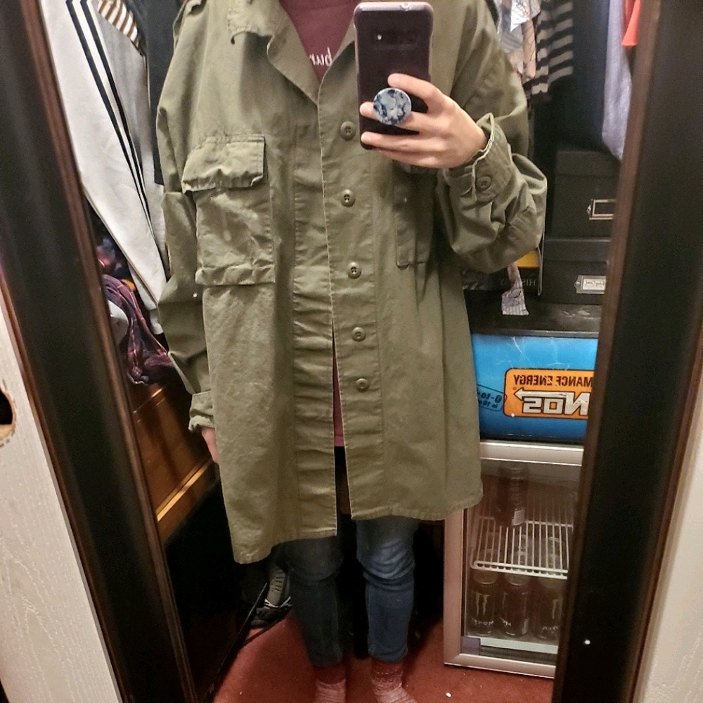 Green shirt